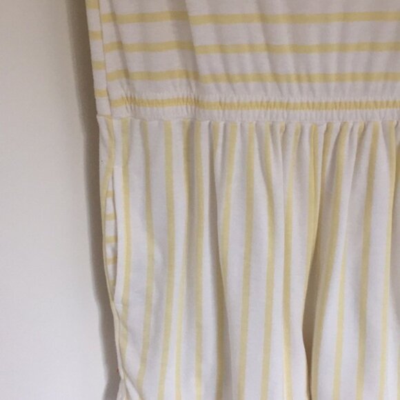 Yellow and white stripe romper - Picture 2 of 4